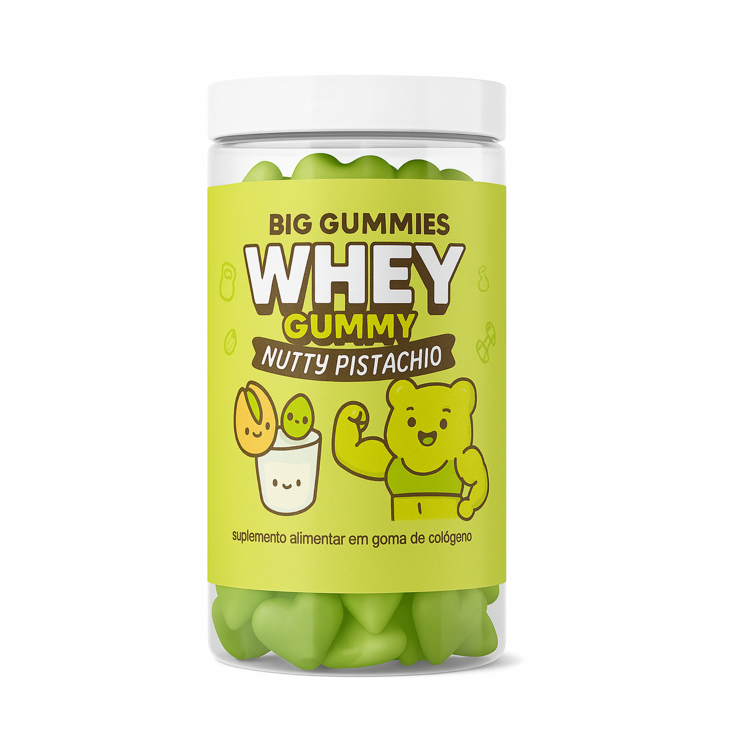 Gummy Proteica Pistache 120 gummies