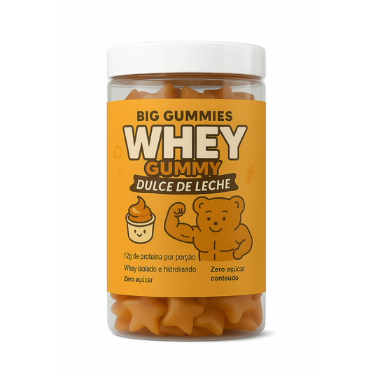 Gummy Proteica Dulce de Leche ( Doce de Leite ) 120 gummies