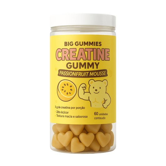 Gummy Creatina Mousse de Maracujá 60 gummies
